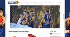 Desktop Screenshot of eastcoasteagles.com.au