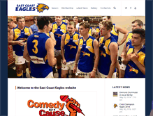 Tablet Screenshot of eastcoasteagles.com.au